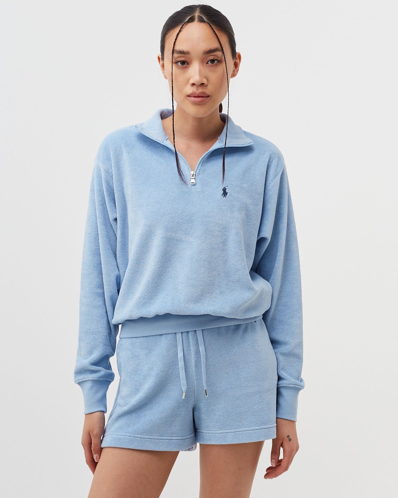 WMNS HALFZIP TERRY PULLOVER