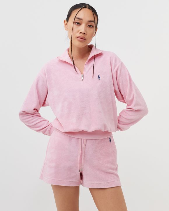 Polo Ralph Lauren WMNS HALFZIP TERRY PULLOVER Pink BSTN Store
