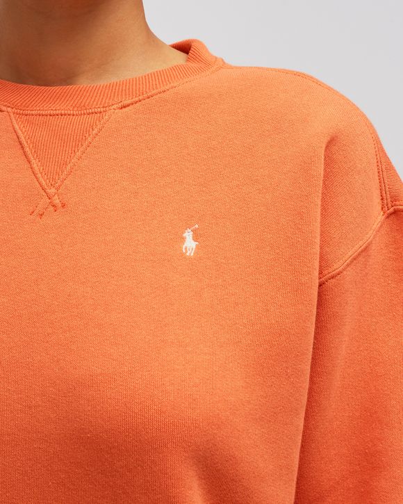 Polo Ralph Lauren WMNS LONG SLEEVE SWEATSHIRT Orange BSTN Store