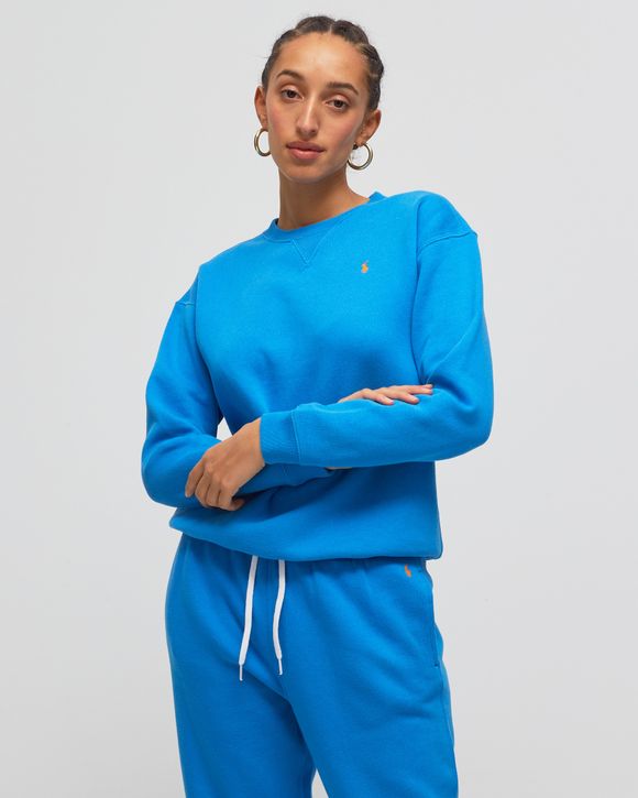 Women's Blue Polo Ralph Lauren Sweatshirts & Sweatpants