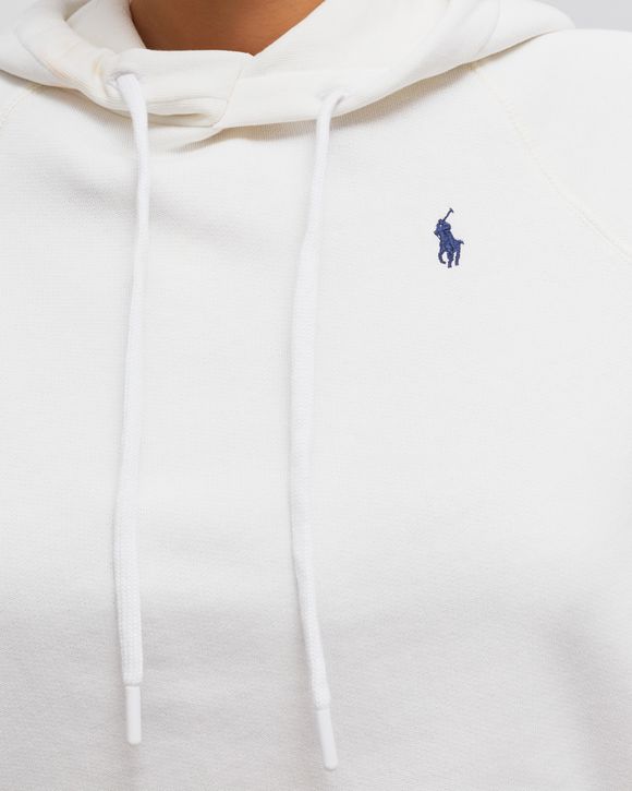 White polo fleece hoodie new arrivals