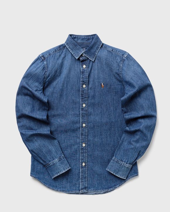 WMNS LONG SLEEVE BUTTON FRONT SHIRT