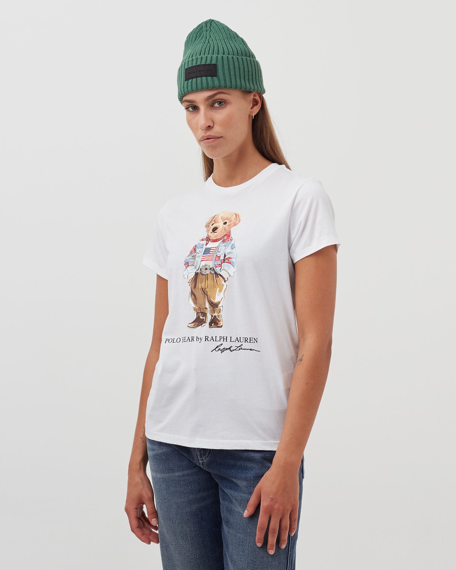 WMNS BANDANA POLO BEAR TEE