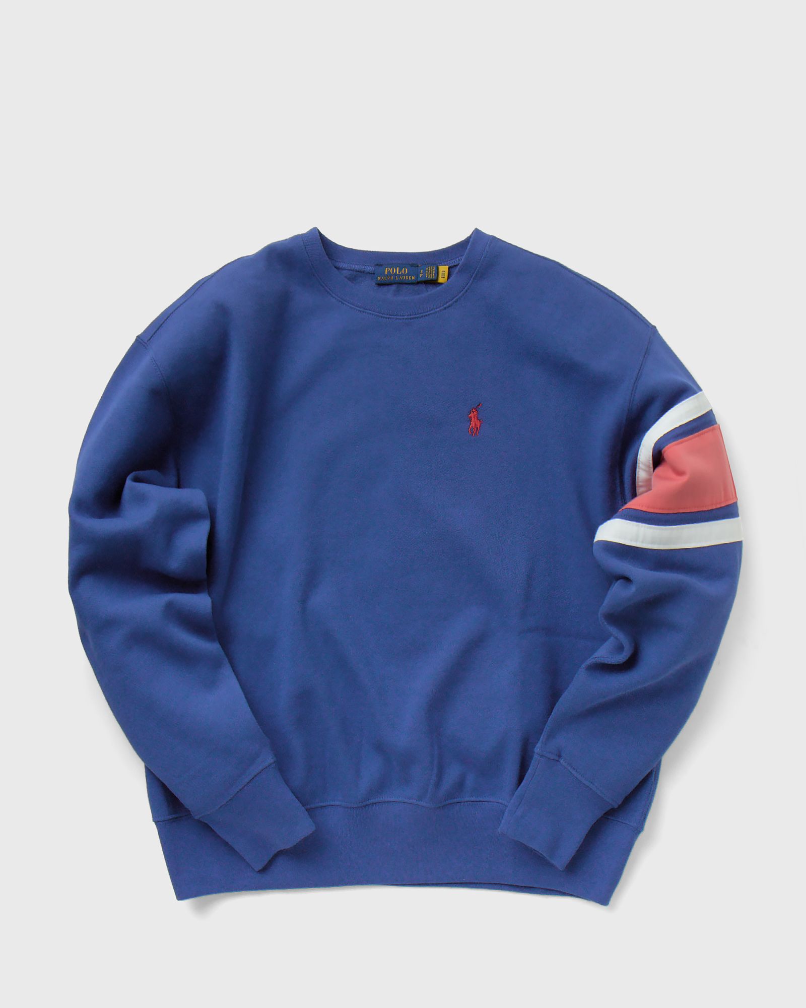 WMNS Striped-Trim Fleece Sweatshirt