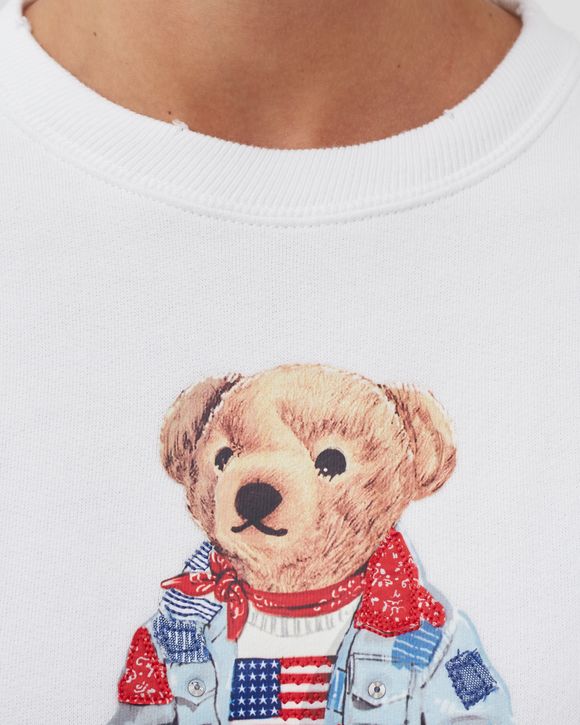 Polo Ralph Lauren WMNS PANDANA POLO BEAR SWEATSHIRT White