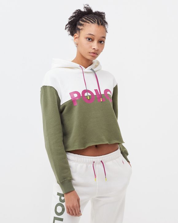 Polo Ralph Lauren WMNS Cropped Sweatshirt Green BSTN Store