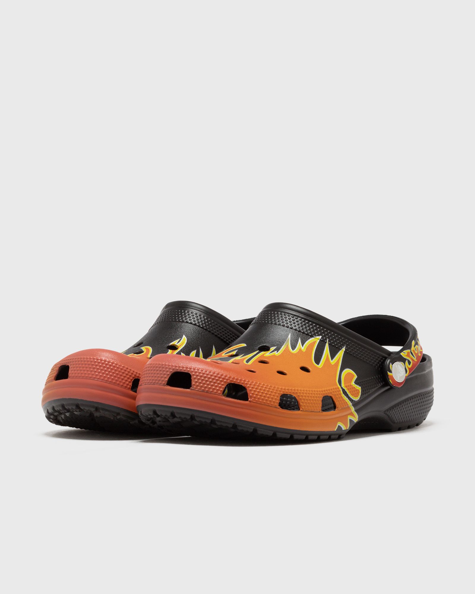 Classic Flames Clog Blk/Mlti