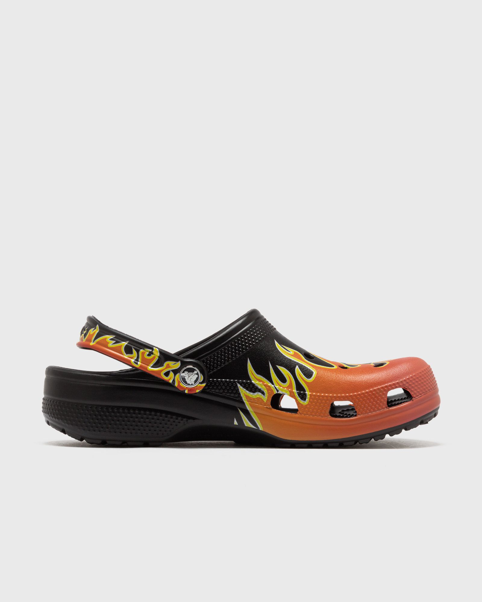 Classic Flames Clog Blk/Mlti
