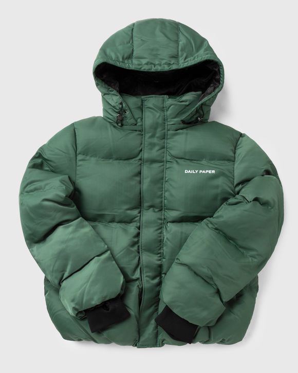 epuffa down jacket - green pin