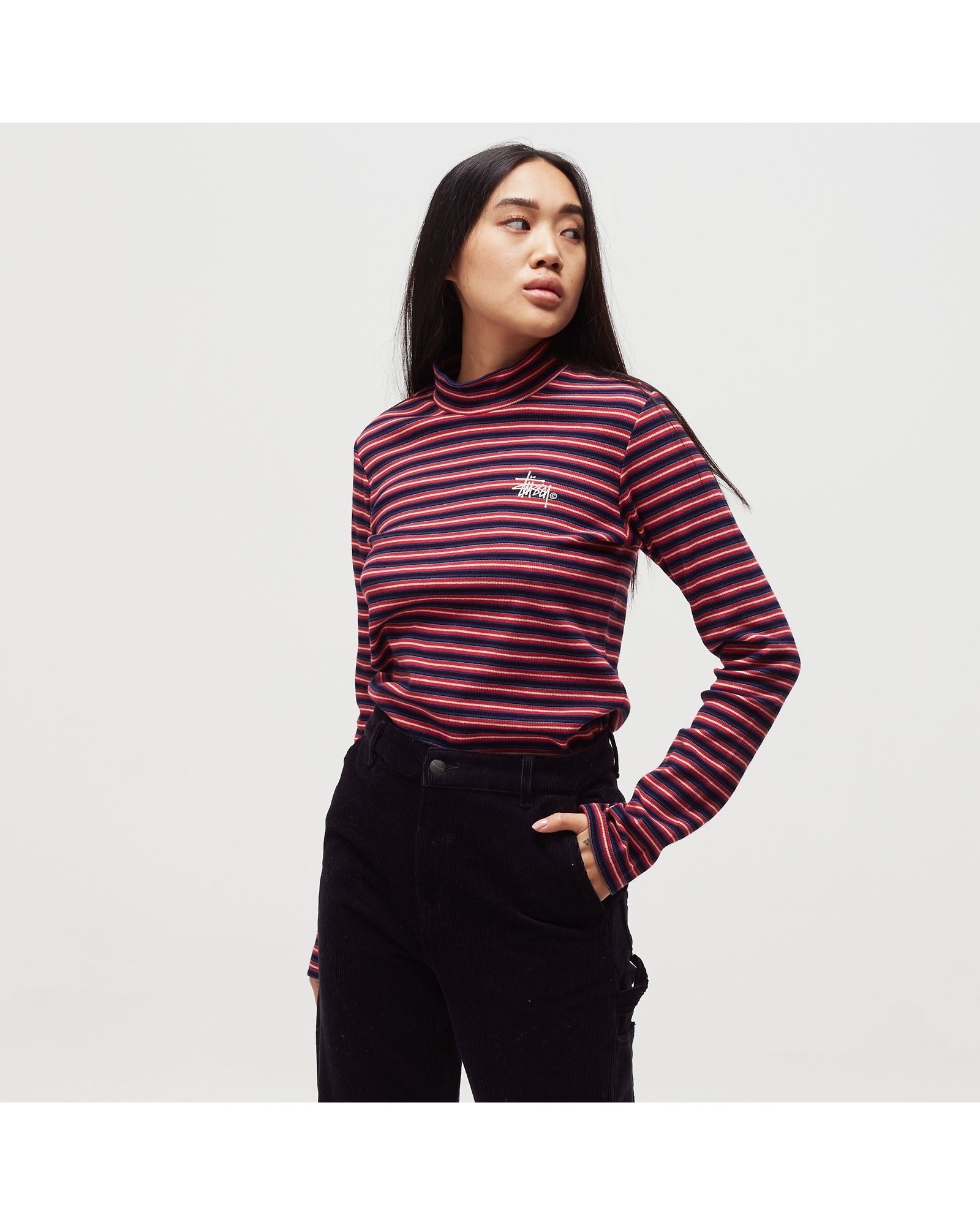 WMNS TORO STRIPE TURTLENECK