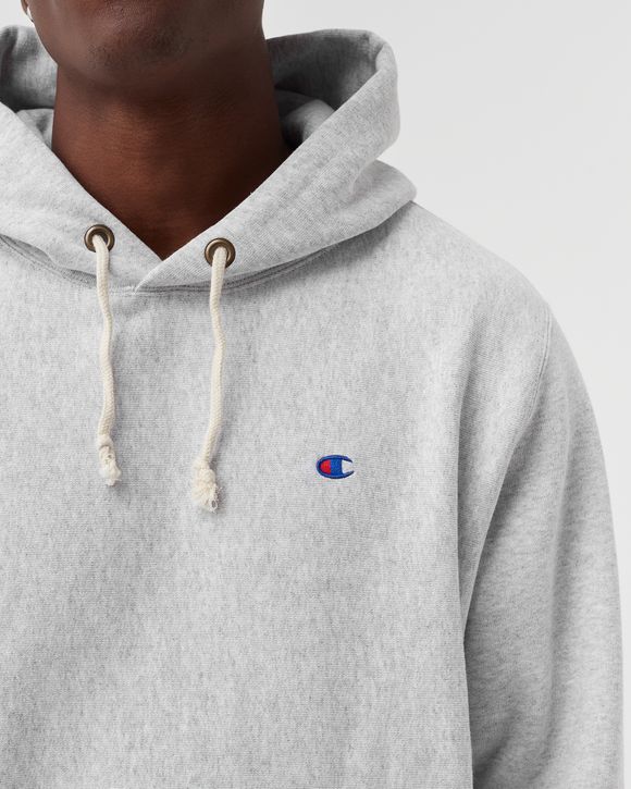 Champion weave hoodie store grey