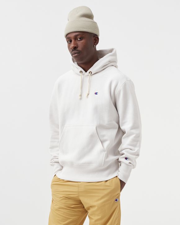 Champion rev weave store hoodie white