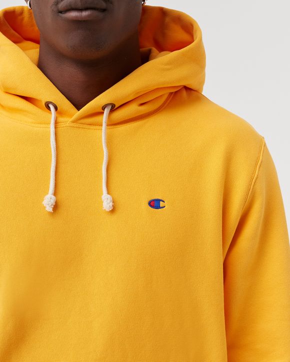 Champion hoodie hot sale mens yellow