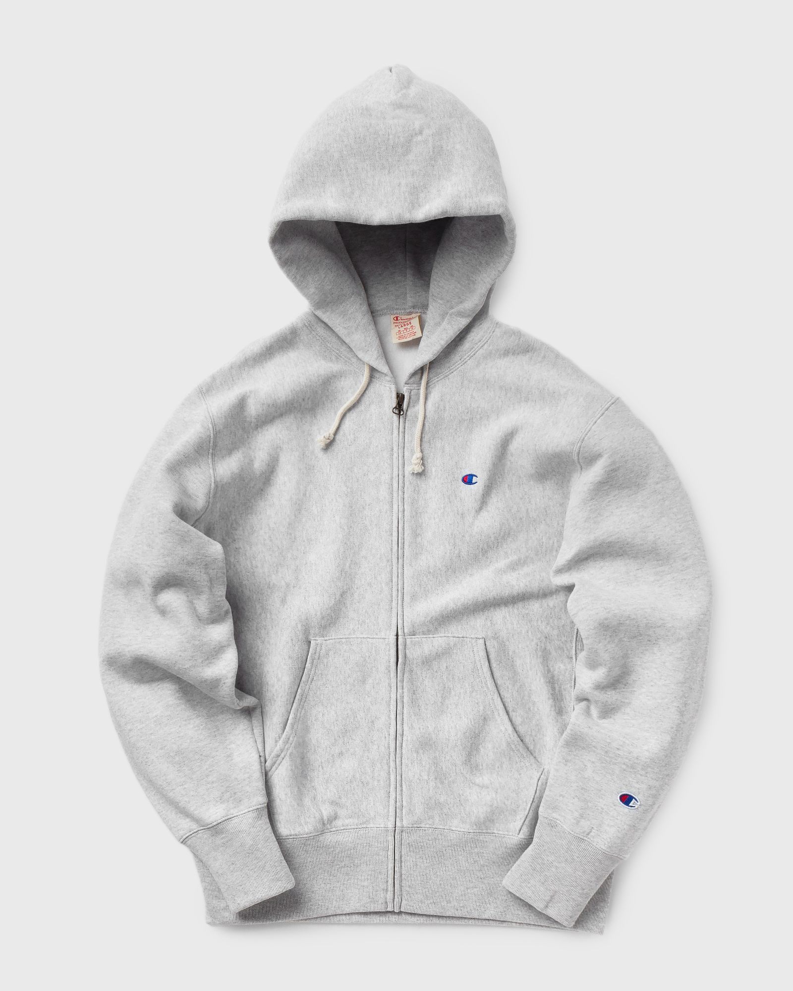 ZIP-UP SCRIPT LOGO REVERSE WEAVE HOODIE