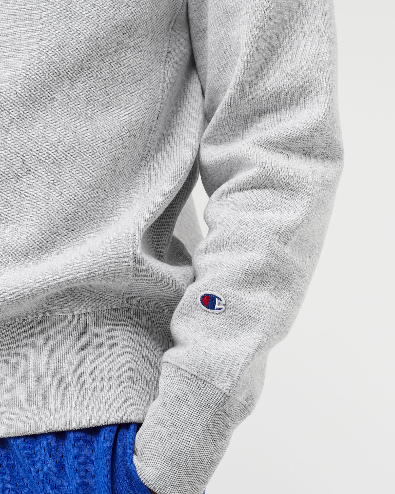 HALF ZIP-UP REVERSE WEAVE SWEATSHIRT