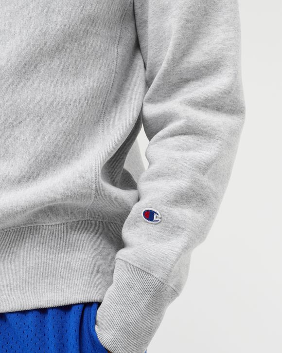 Champion sweater grey 2025 crew neck zip