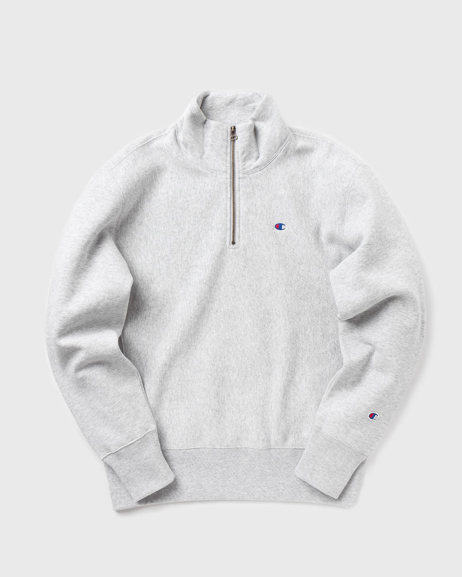 HALF ZIP-UP REVERSE WEAVE SWEATSHIRT