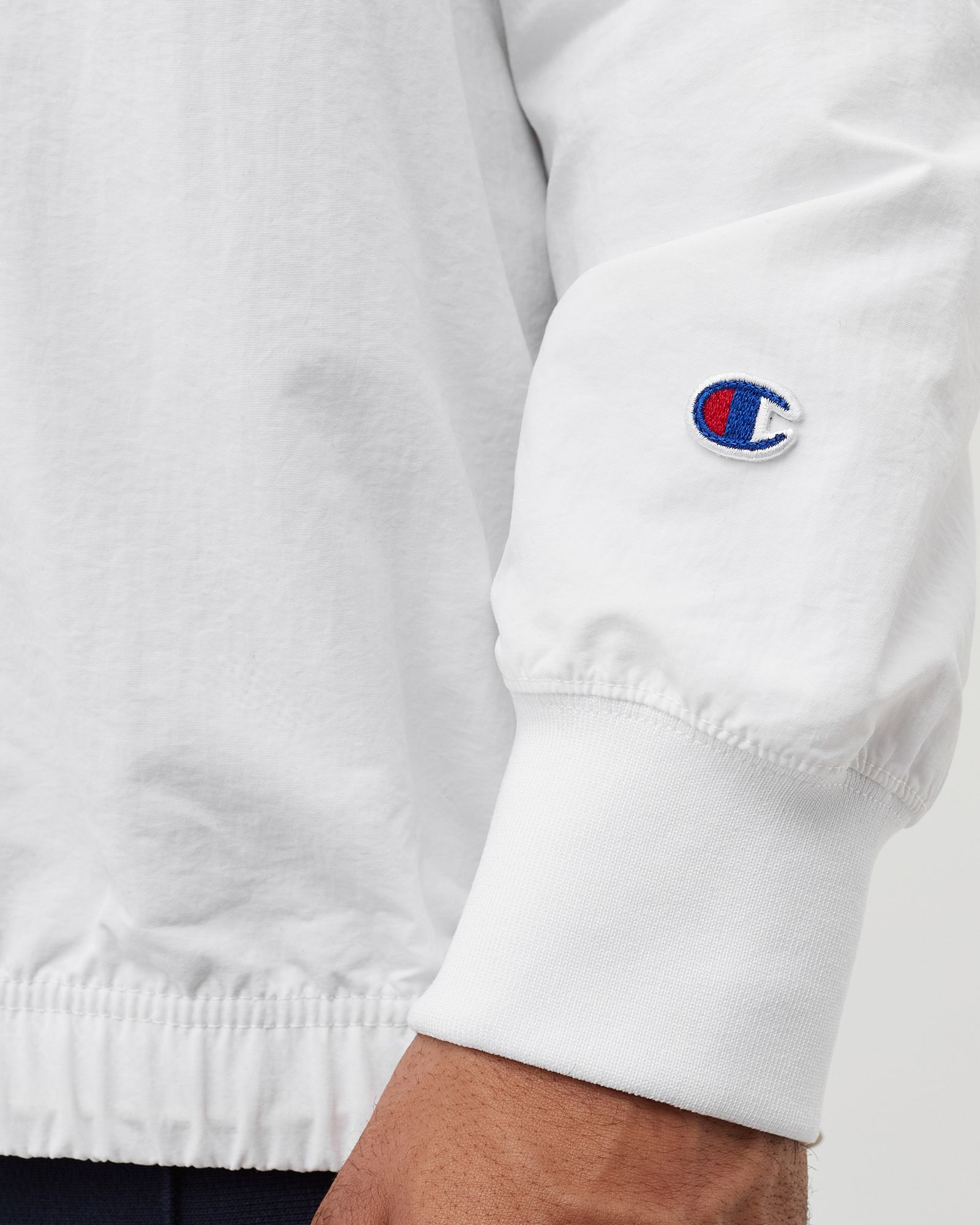 HALF ZIP-UP REVERSE WEAVE SWEATSHIRT