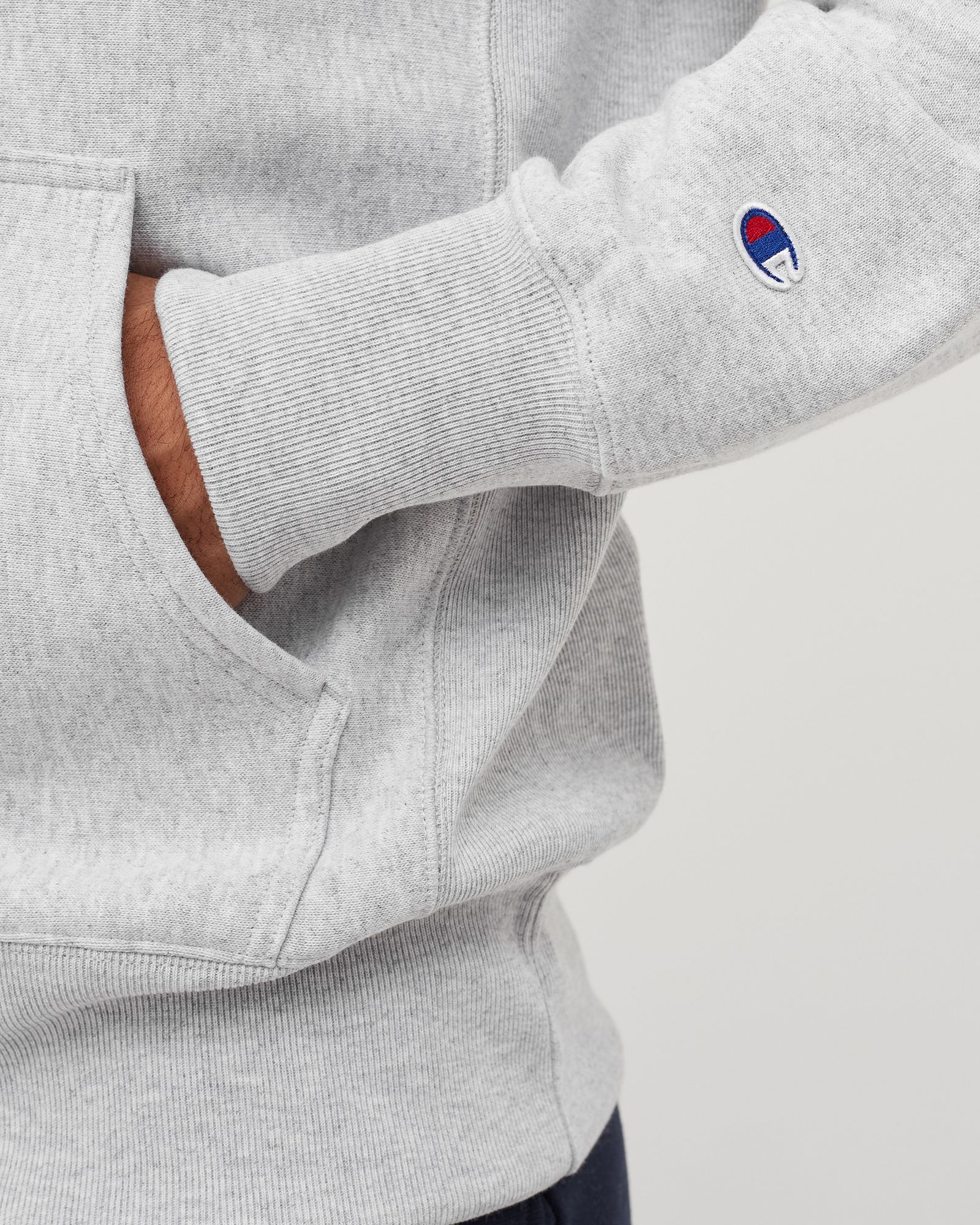 SCRIPT LOGO REVERSE WEAVE HOODIE