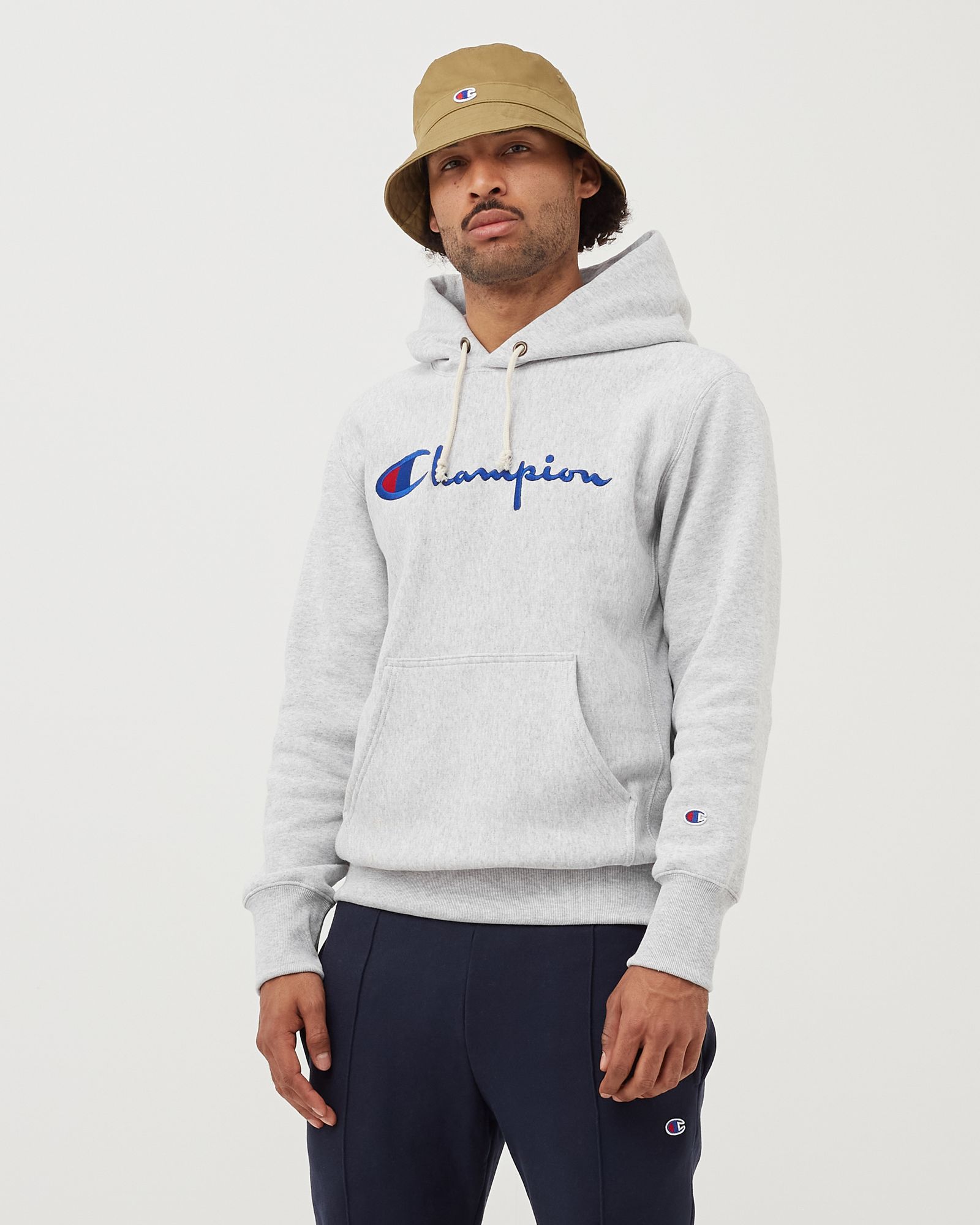 SCRIPT LOGO REVERSE WEAVE HOODIE
