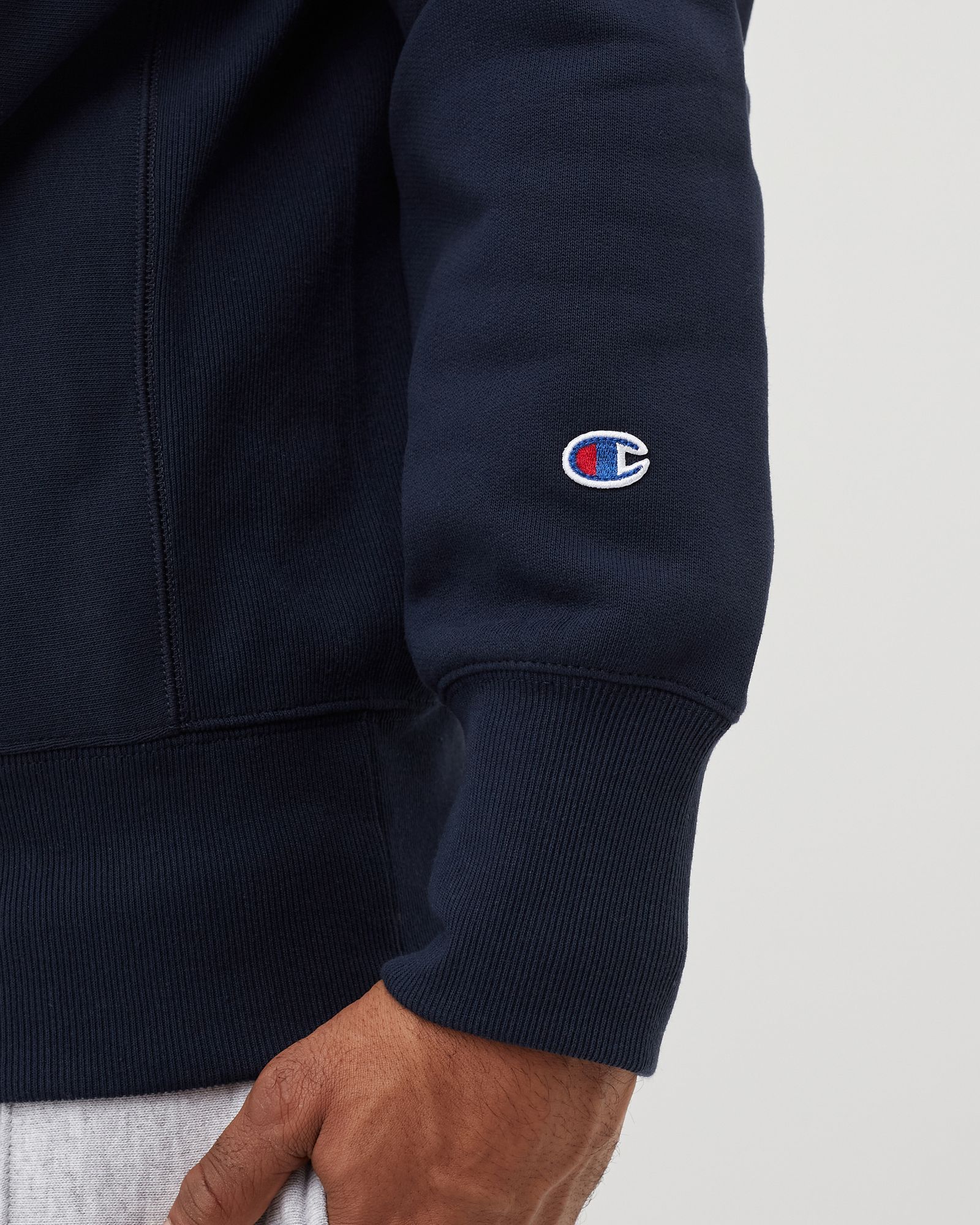 SCRIPT LOGO REVERSE WEAVE SWEATSHIRT