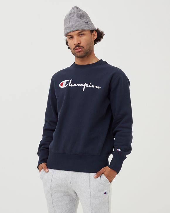 SCRIPT LOGO REVERSE WEAVE SWEATSHIRT