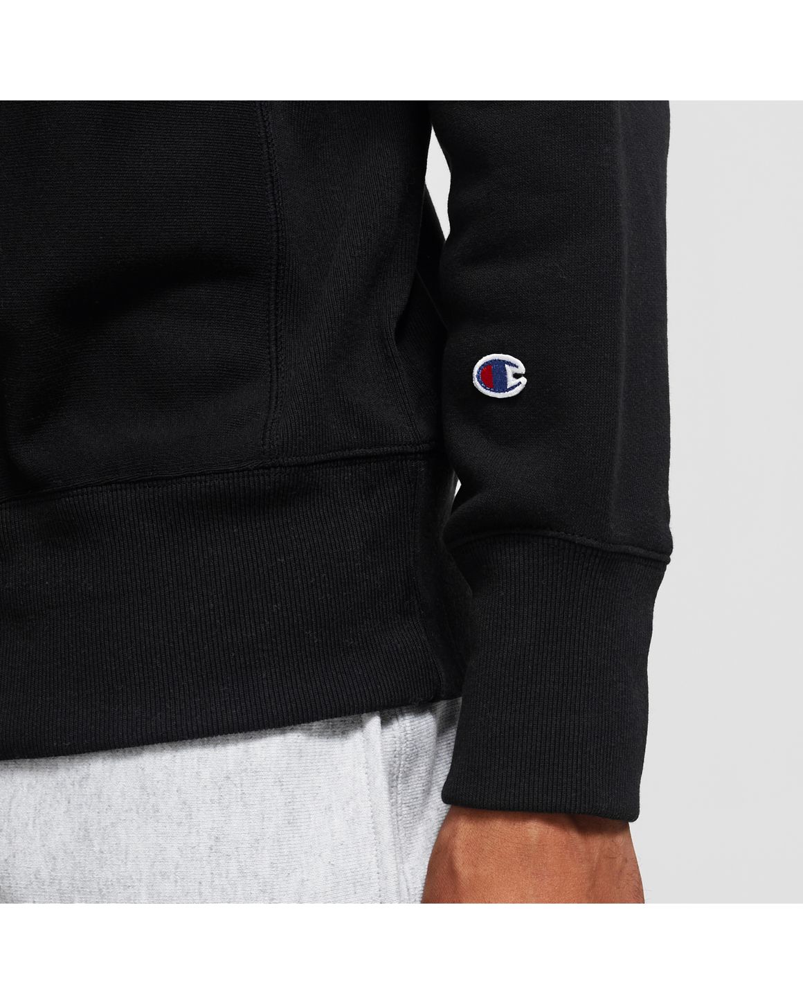 CHAMPION Reverse Weave Sweatshirt Black | BSTN Store
