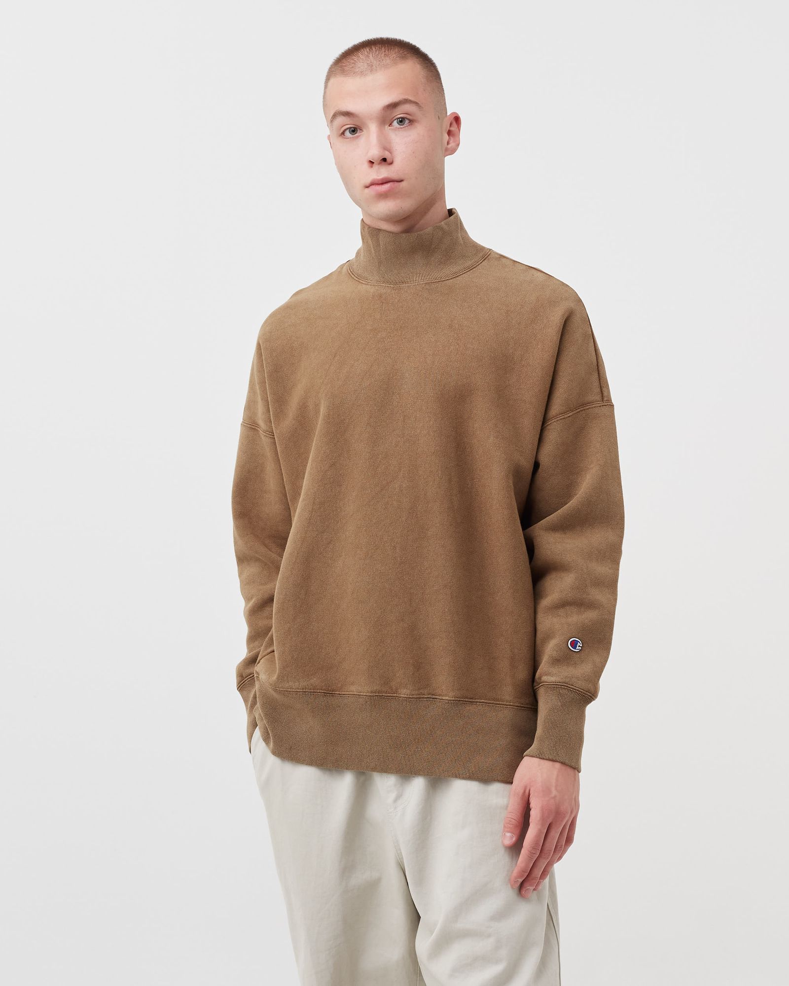 REVERSE WEAVE High Neck Sweatshirt