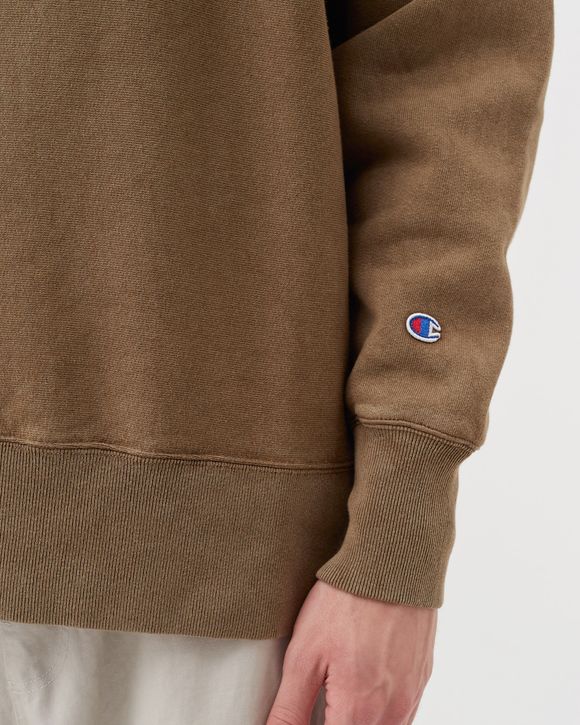 CHAMPION REVERSE WEAVE High Neck Sweatshirt Green | BSTN Store