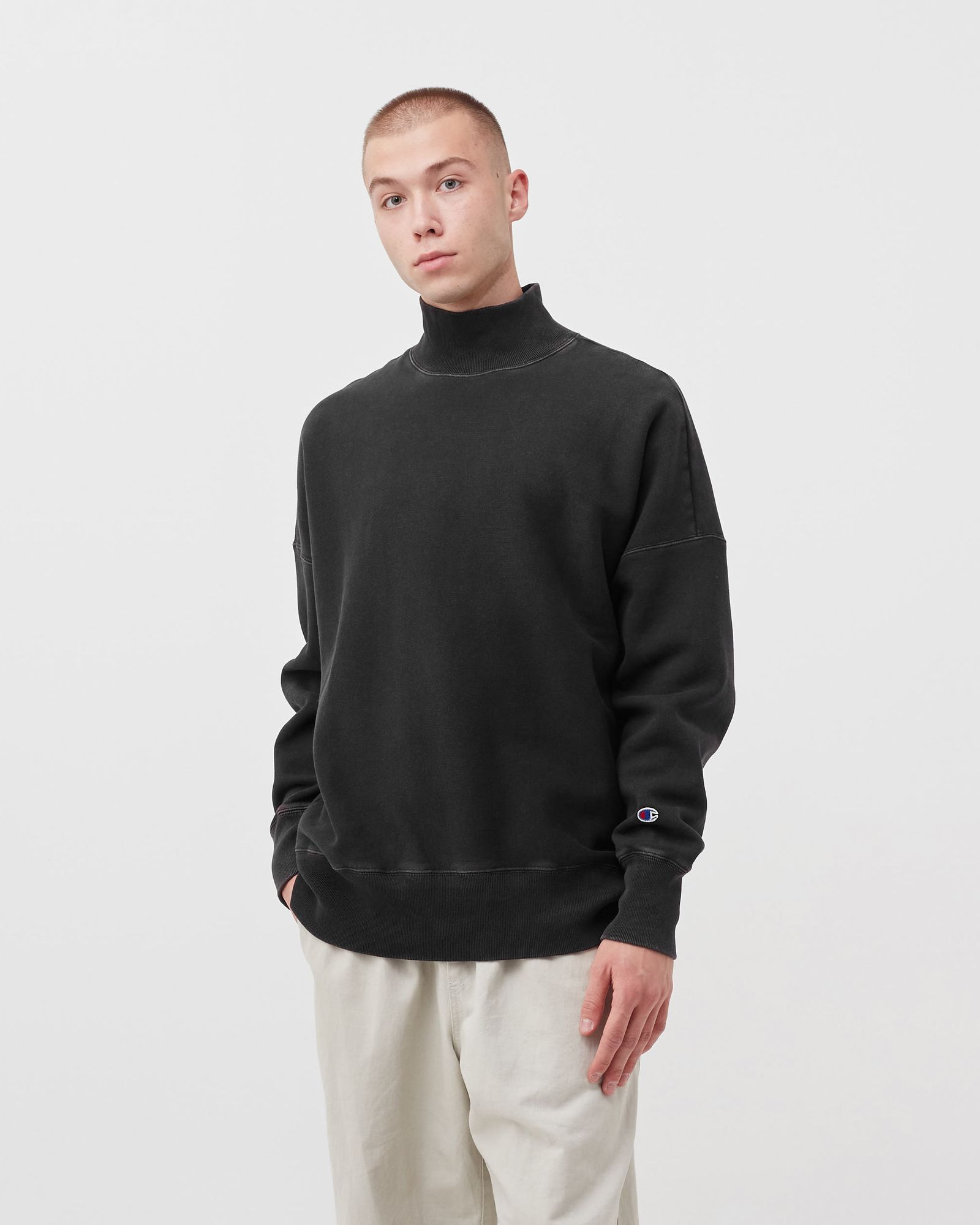 REVERSE WEAVE High Neck Sweatshirt