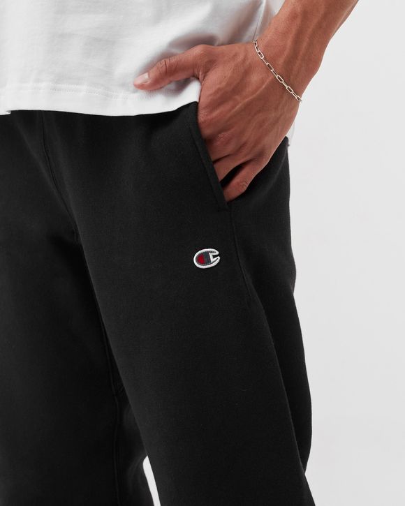 CHAMPION Reverse Weave Elastic Cuff Pants Black - NBK