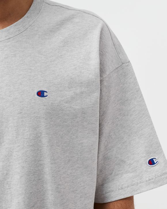 CHAMPION Reverse Weave Crewneck T Shirt Grey LOXGM