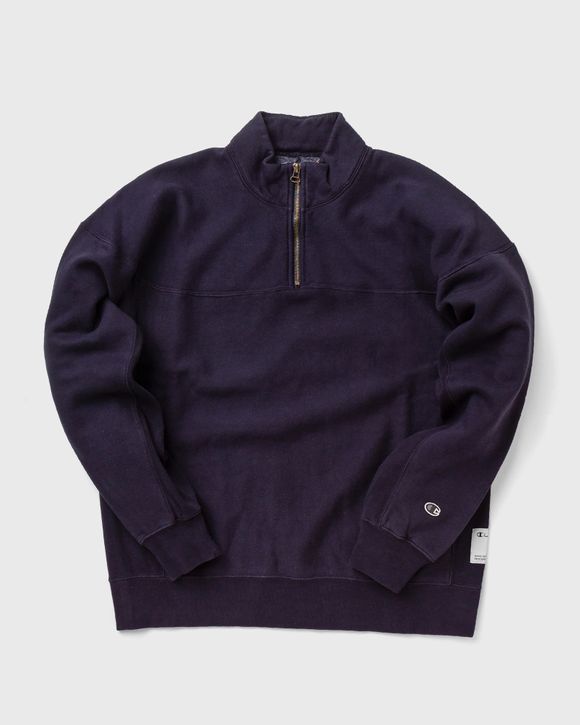 CHAMPION Contemporary Heritage Half Zip Sweatshirt Blue BSTN Store
