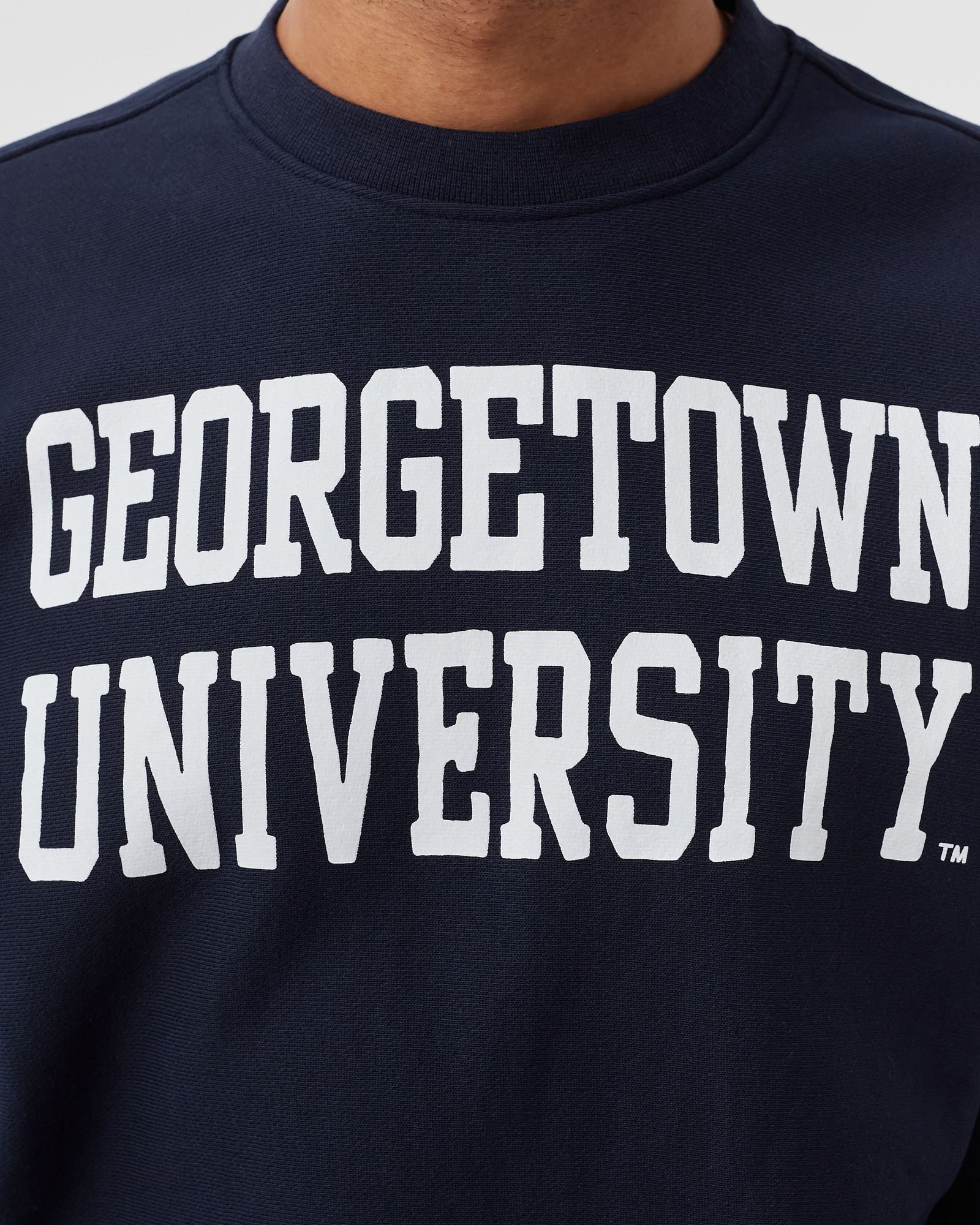 Authentic College Crewneck Sweatshirt 'Georgetown'