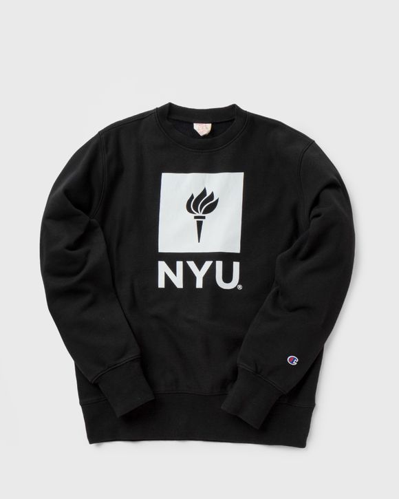 CHAMPION Authentic College Crewneck Sweatshirt NYU Black NBK