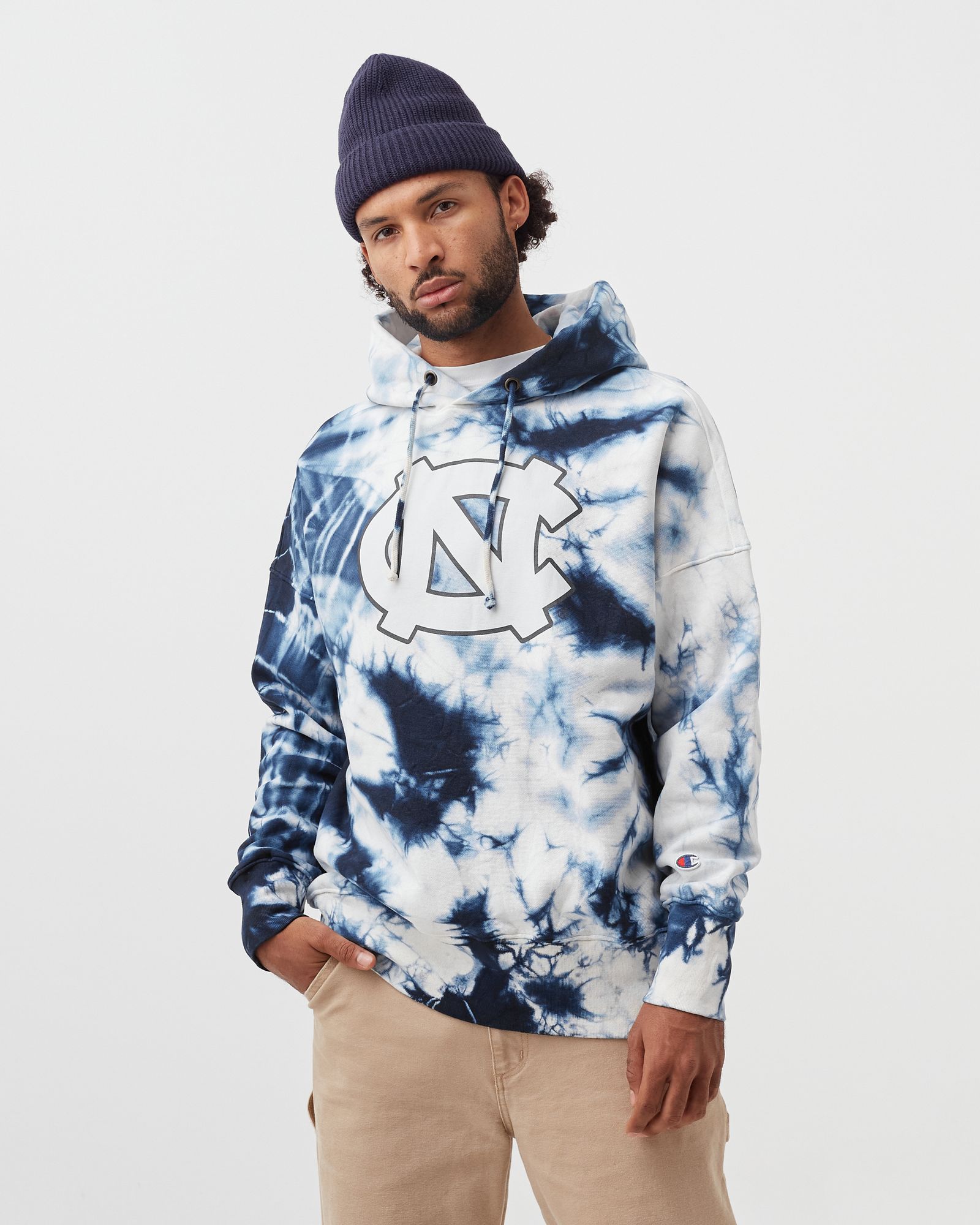 Authentic Tie Dye College Hoodie 'North Carolina'
