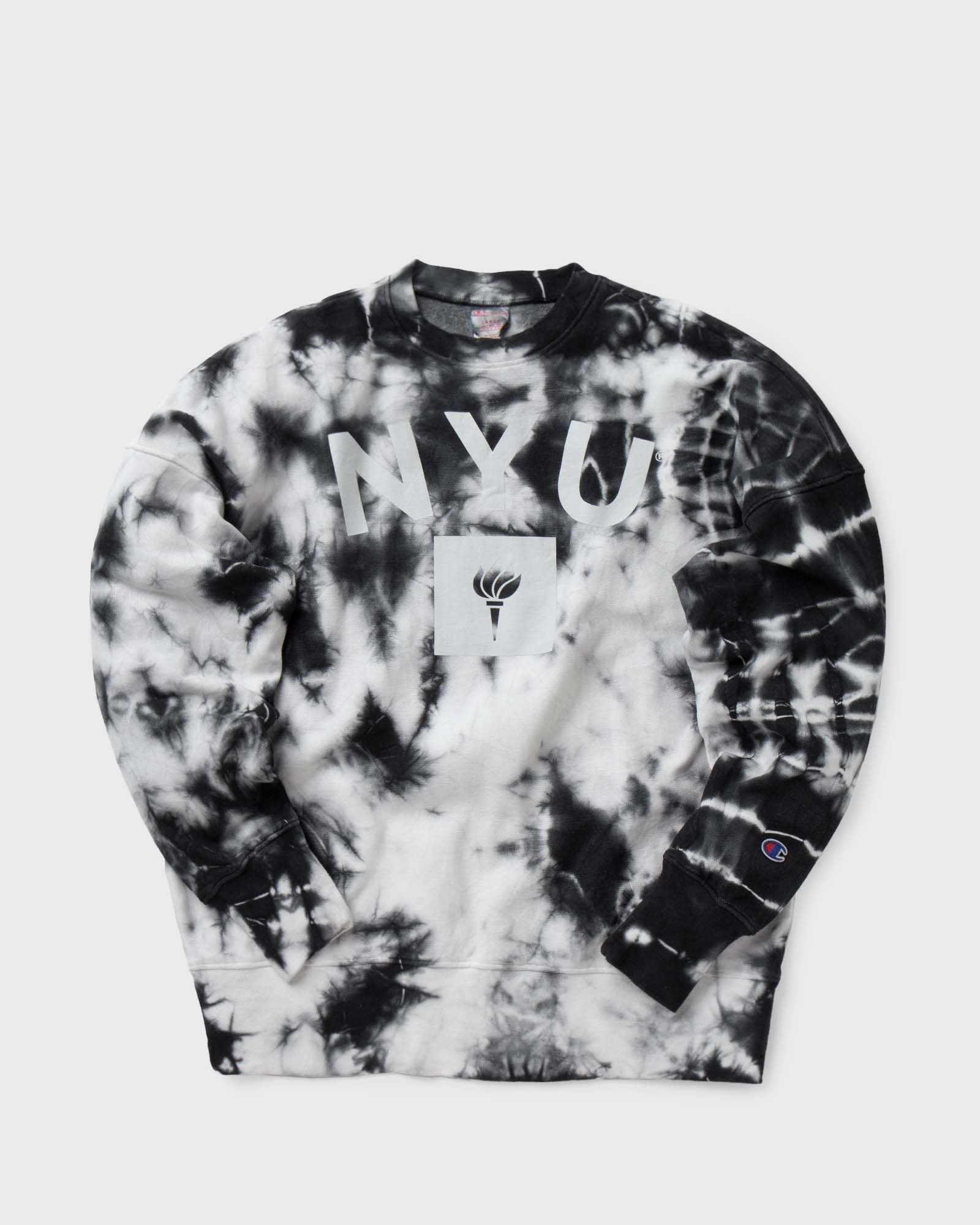 Authentic Tie Dye College Crewneck Sweatshirt 'NYU'