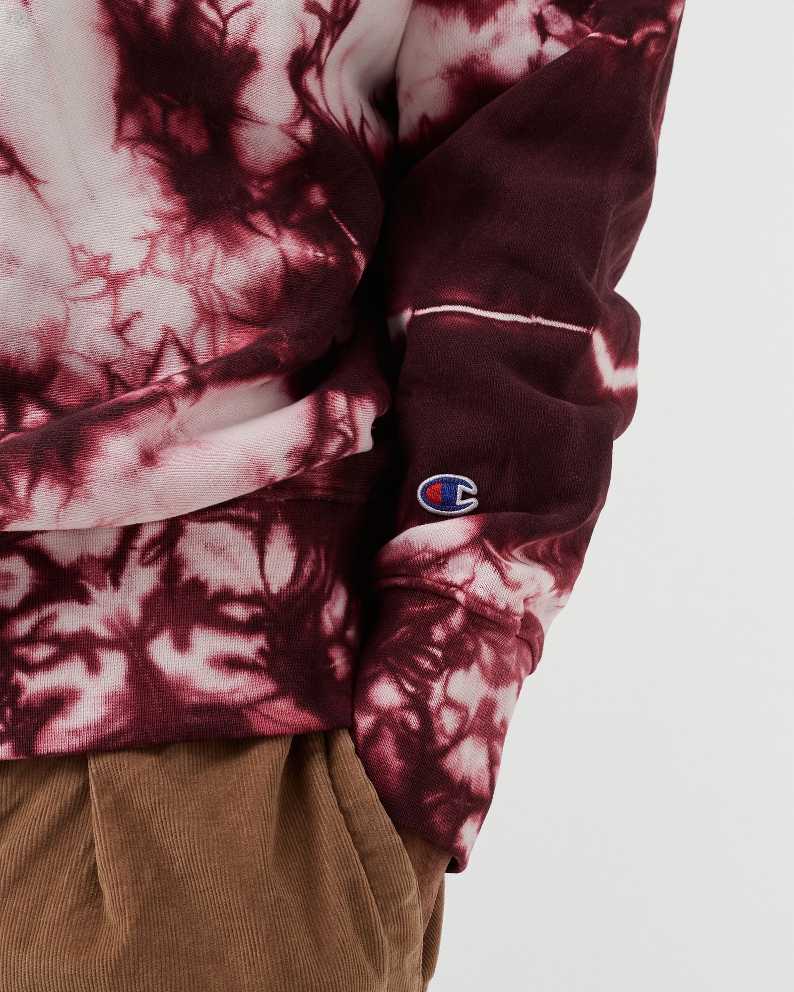 Authentic Tie Dye College Crewneck Sweatshirt