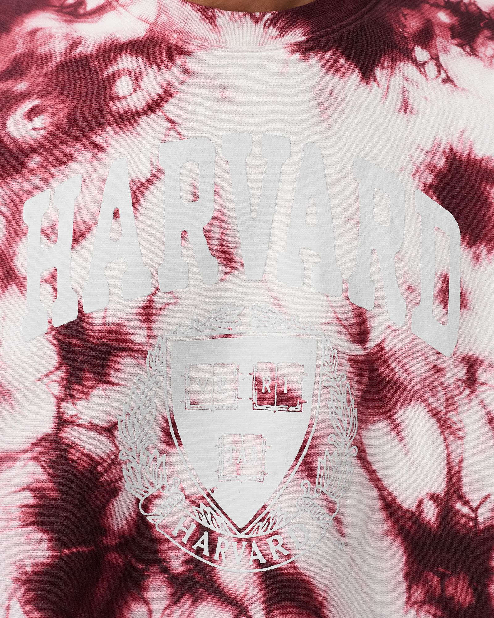 Authentic Tie Dye College Crewneck Sweatshirt