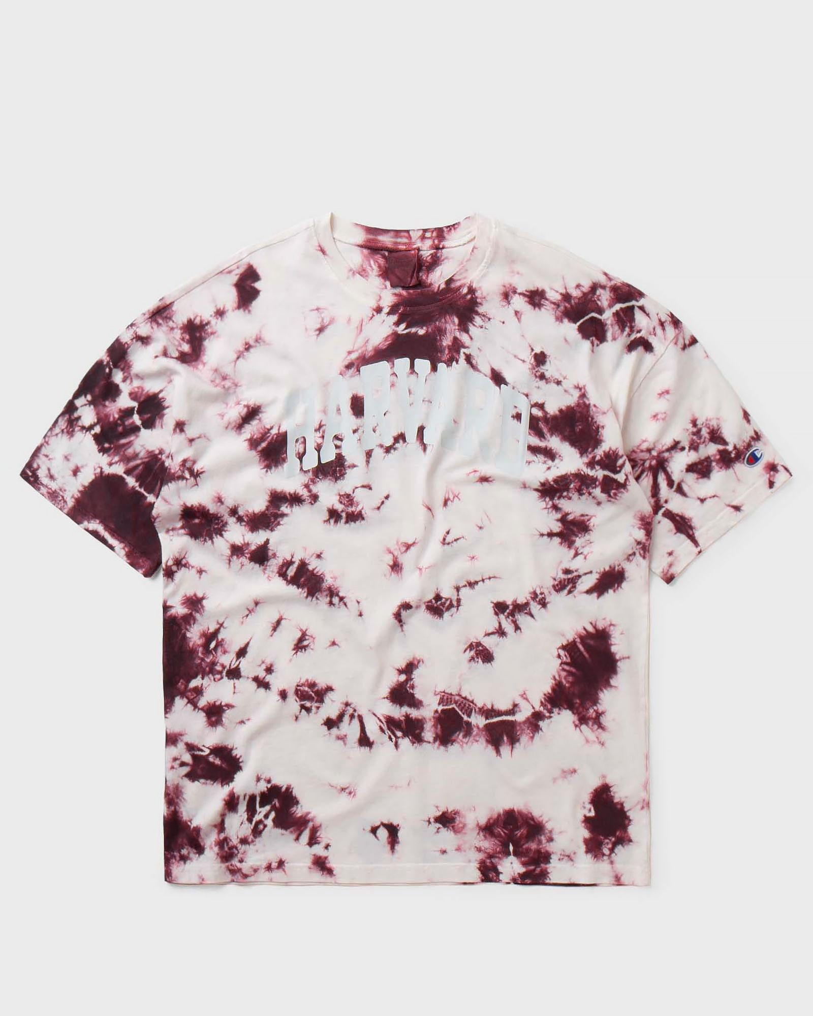 Authentic Tie Dye College Crewneck Tee 'Harvard'