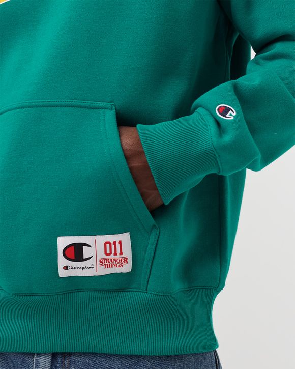 Champion kelly 2024 green hoodie