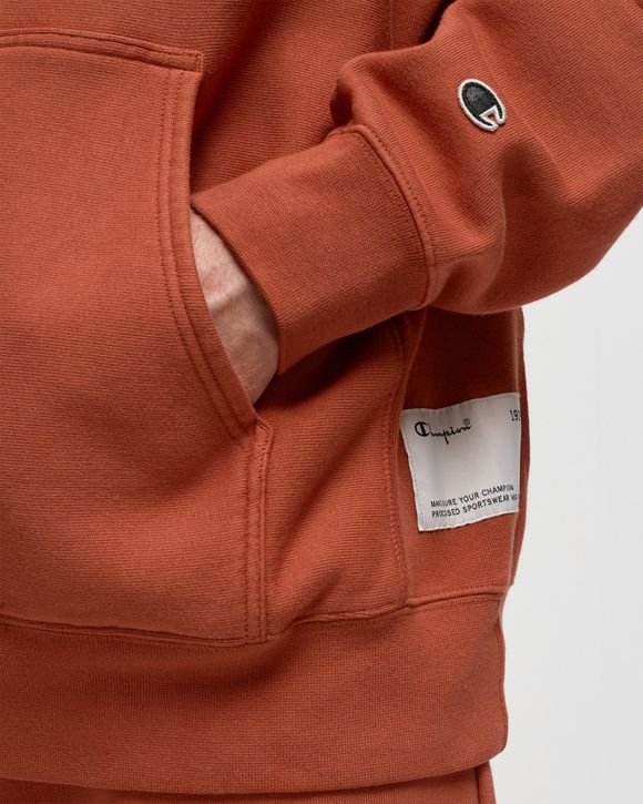 Champion sweatshirt burnt outlet orange