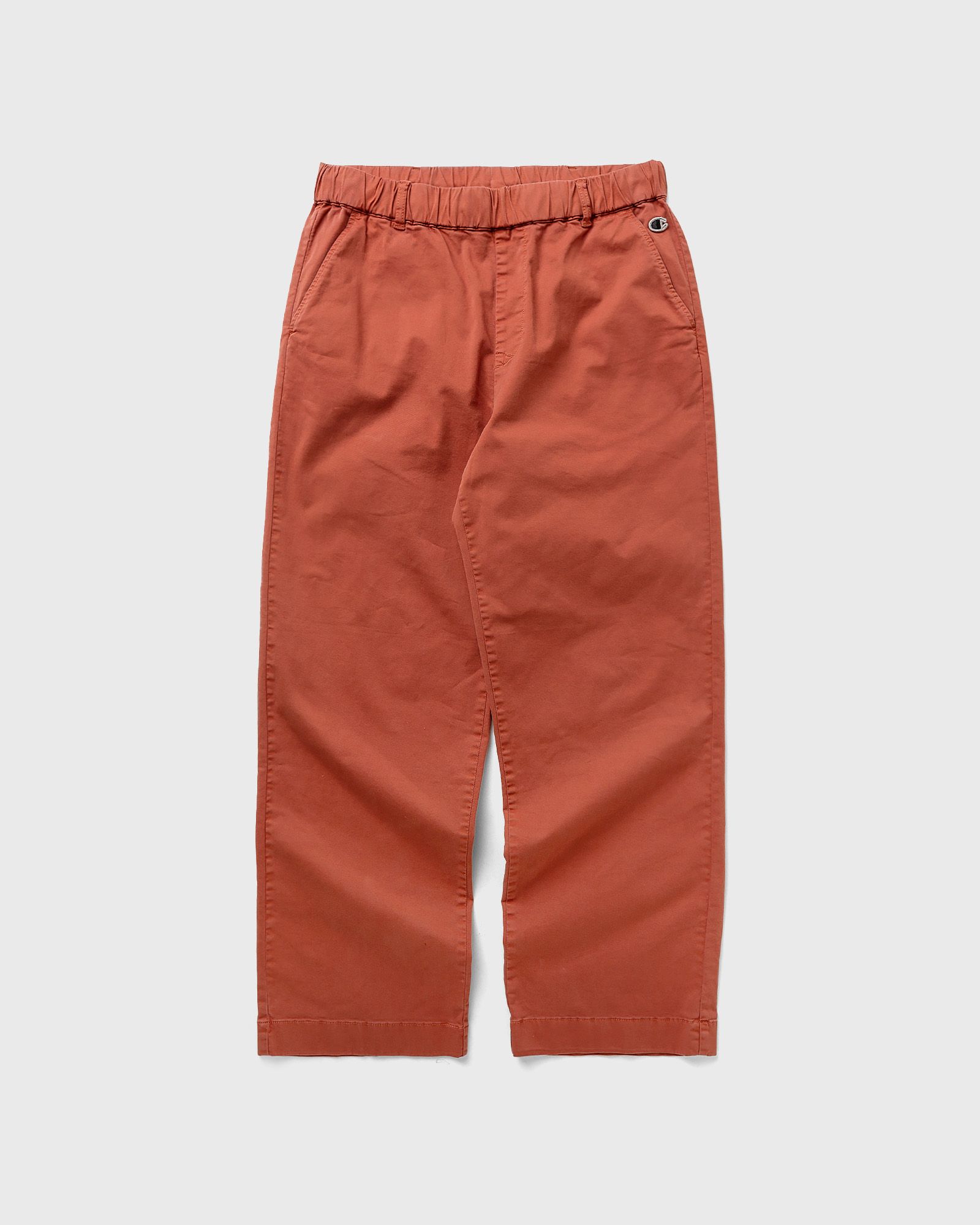 CHAMPION - straight hem pants men casual pants orange in größe:xl