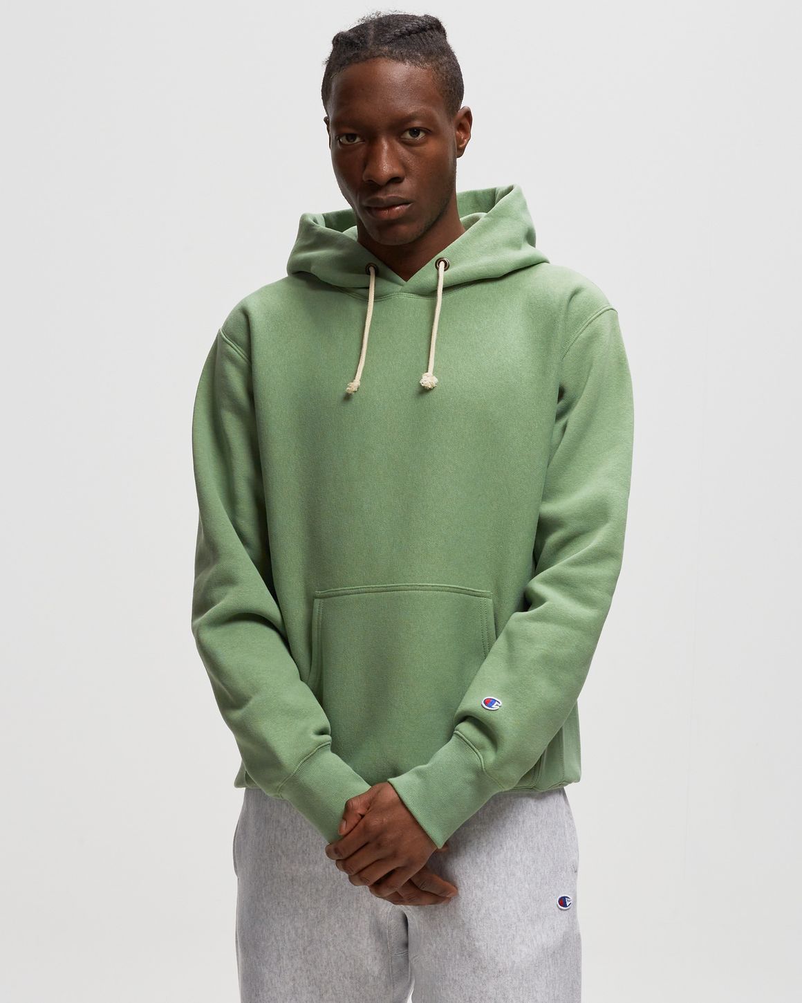 Champion reverse weave sweatshirt green hotsell