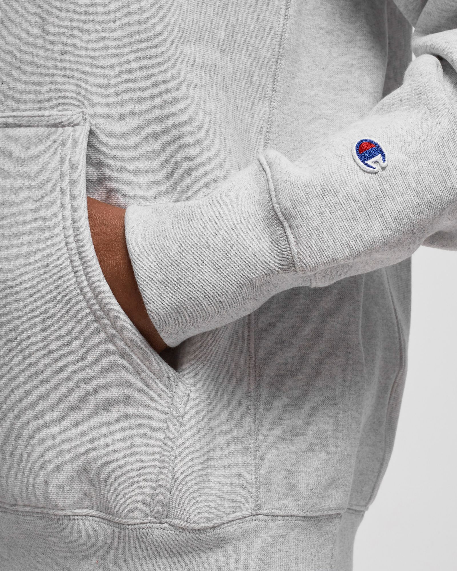 Reverse Weave Crewneck Hooded Sweatshirt