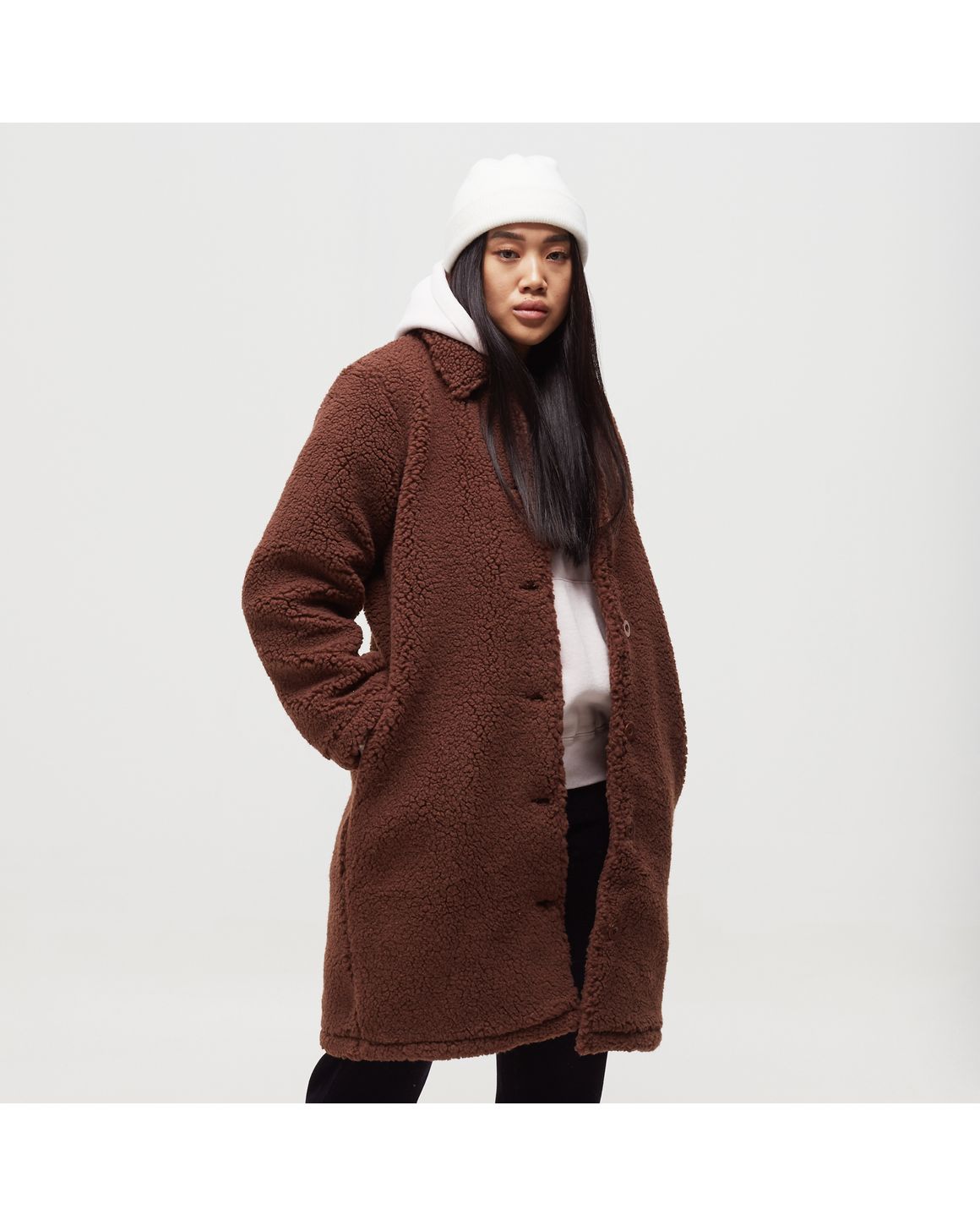 STUSSY - り　STUSSY WOMEN KUNA SHERPA CAR COAT WOMEN COAT り　STUSSY STUSSY - CAR KUNA SHERPA