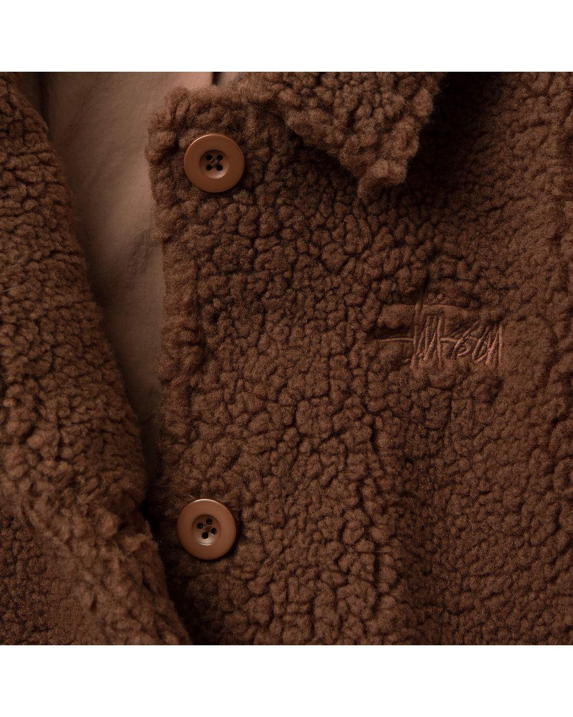 Stussy WMNS KUNA SHERPA CAR COAT Brown | BSTN Store