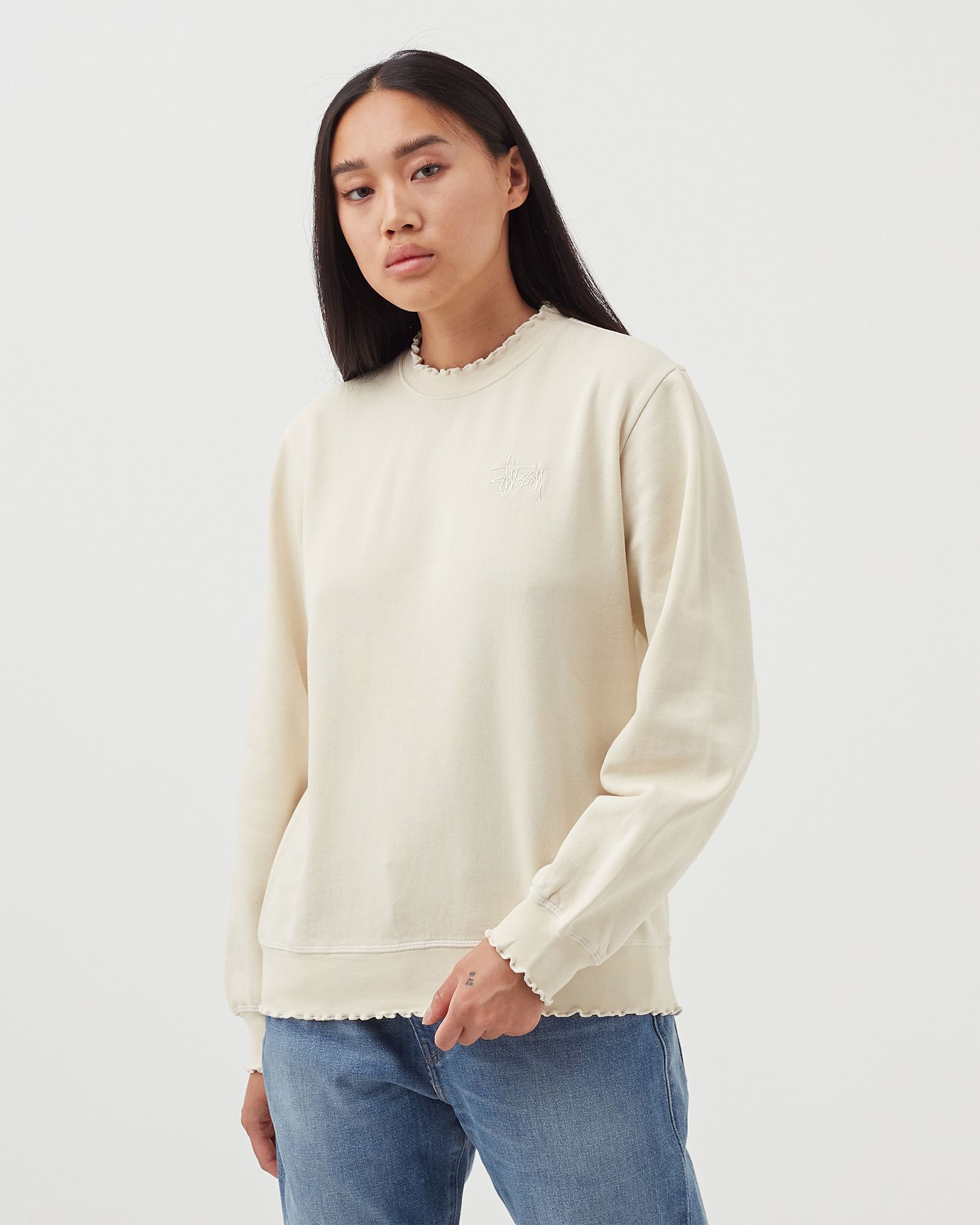 WMNS Laure Lettuce Edge Crew SWEATSHIRT