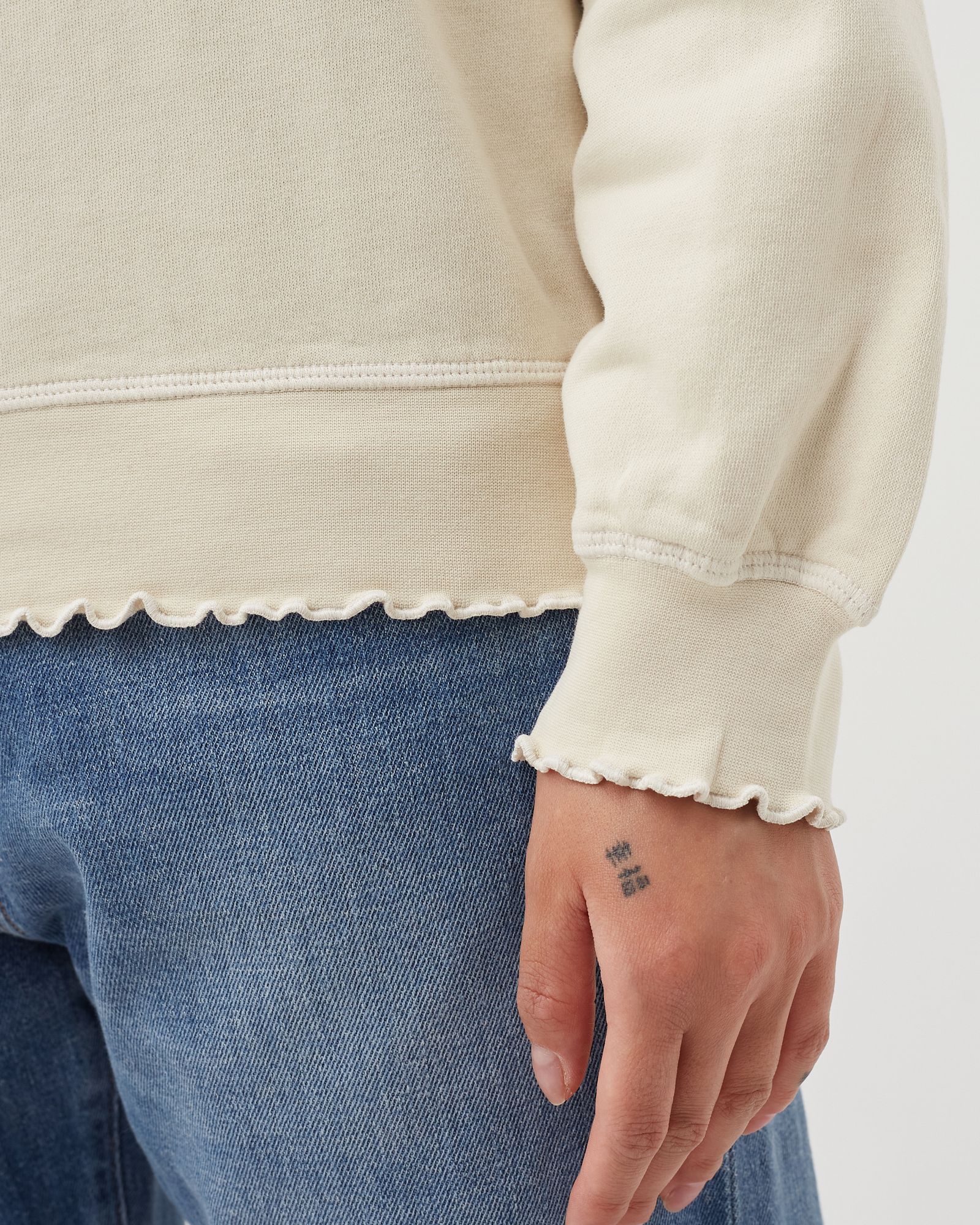 WMNS Laure Lettuce Edge Crew SWEATSHIRT