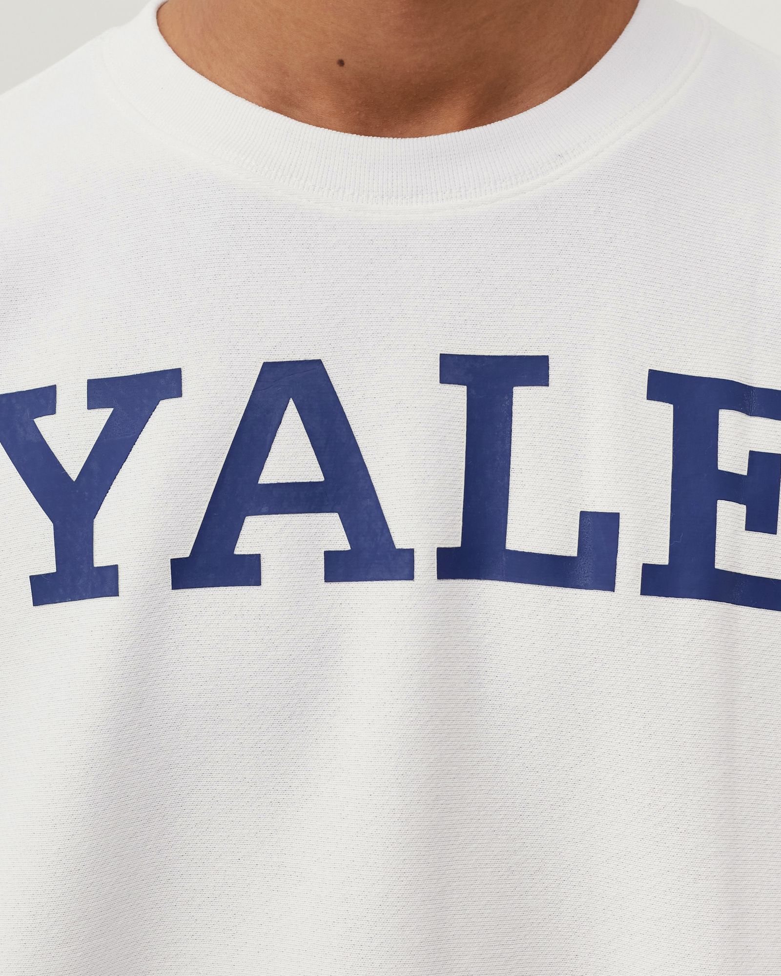 Yale Reverse Weave Crewneck Sweatshirt